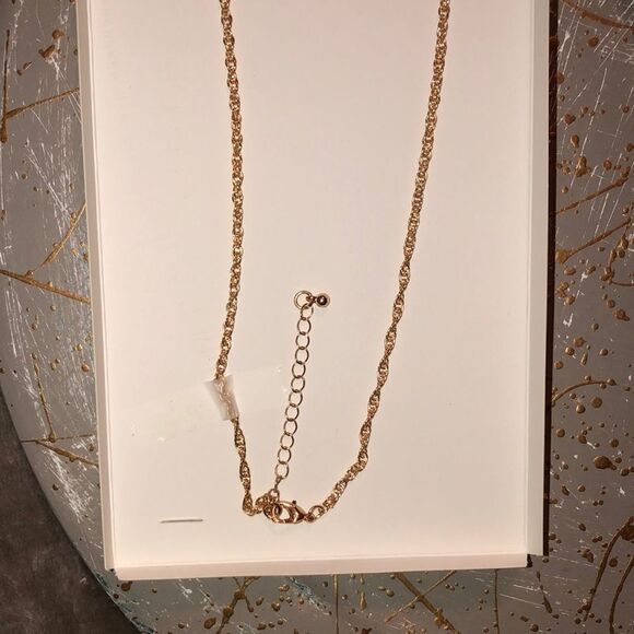 Sparkle & Bling Gold Marble Long Necklace New in Packaging - Picture 4 of 11